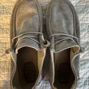 Hey Dude Women’s Light Gray Slip-On Loafers